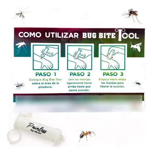 Bug Bite Tool Para Piquetes De Insectos Succionador
