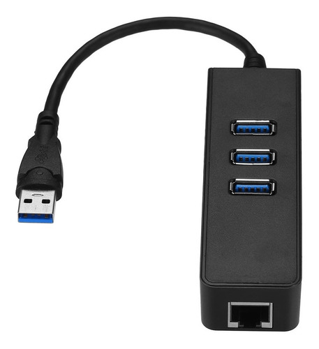 3 Puertos Usb 3.0 Red Adaptador Hub Gigabit Ethernet Lan Rj4