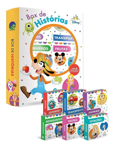 Livro Box De Historias Disney Baby