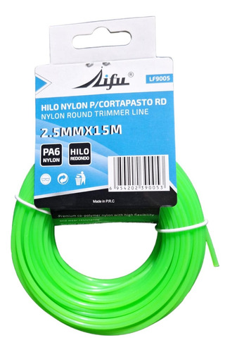 Hilo Nylon P/ Orilladora Rd Para Pasto 2.5mm X 15m