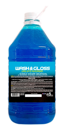 Shampoo Lava Autos Siliconado K78 5lts Wash & Gloss 