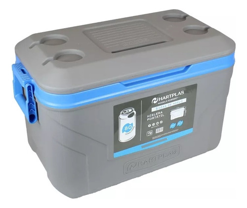 Hielera Hartplas Everest Capacidad 52qt, 50 L ¡usada! Azul (Usado)