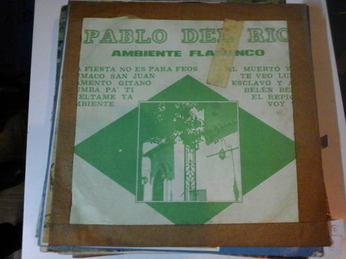 Vinilo 5456 - Ambiente Flamenco - Pablo Del Rio 