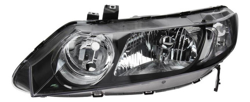 Optica Para Honda Civic 2006 2007 08 2009 2010 2011 2012 Izq