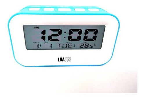 Relógio Digital Iluminado Led Com Despertador Potente