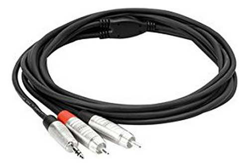 Hosa Hmr-006y Rean 3.5 Mm Trs A Doble Cable De Ruptura Estér