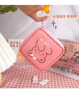 Porta Toallas Higiénicas Kawaii, Estuche Para Transportar