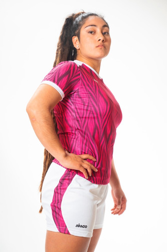 Camiseta Rugby Imago Mujer Resistente Entrenamiento