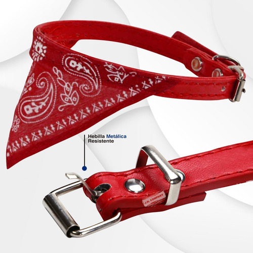 Collar Para Perro Gato Pañuelo Paliacate Tamaños Er Color Negro Tamaño Del Collar Mediana Er-1.5