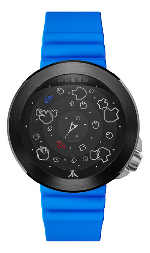 Reloj Hombre Nubeo Nebula Blue Nb-6111-01 Edición Limitada