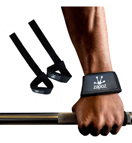 Straps Levantamiento De Pesas Muñequeras Lifting Correa /par