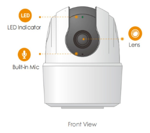 Imagen 2 de 6 de Camara Ip Wifi Con Microfono Sirena 4 Megapixeles Imou Ta42n