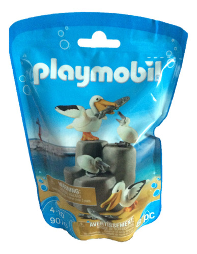 Playmobil 9070 Pelicanos Con Cría Nuevo Y Original