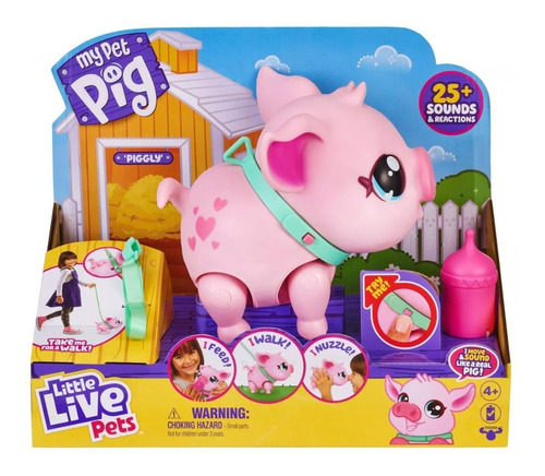 My Pet Pig Little Live Pets Cerdito Interactivo Mascota