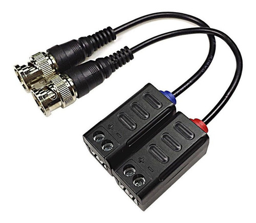 Balun Pasivo Con Cable De Video Bnc A Utp Cctv Camaras