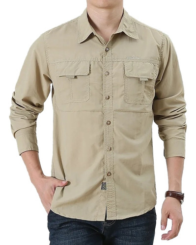 Camisa Táctica Militar Para Hombre, Para Senderismo, Pesca