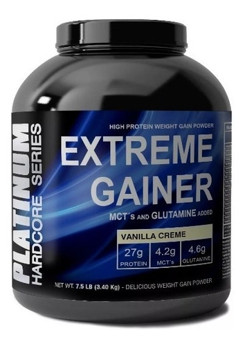 Platinum Extreme Gainer Ganador De Peso Masa Muscular 7.5 Lb