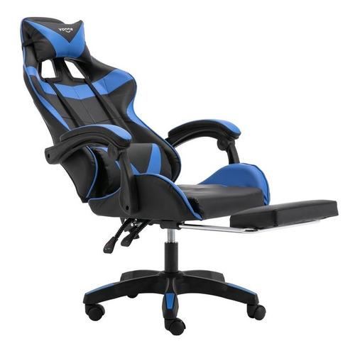 Silla Escritorio Gamer Ergonómica Apoya Pies Reclinable Pro