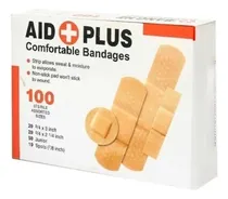 Comprar Pack Por 100 Parches Curitas 4 Tamaños