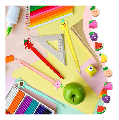 24 Pieces Mechanical Pencil Cute Mechanical Pencils With Fru