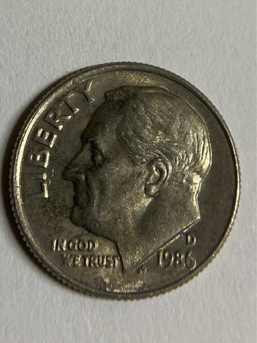 Moneda Usa De One Dime De 1986 Envio Gratis