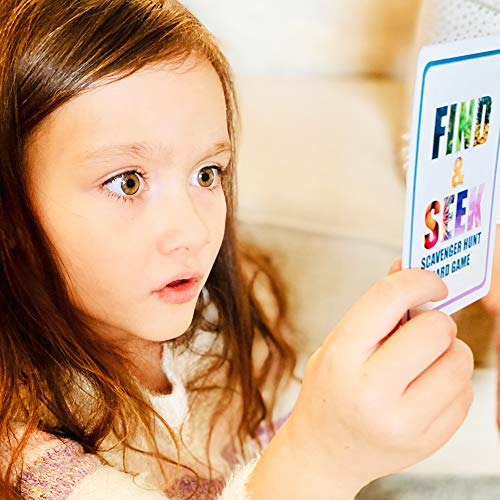 Hapinest Find And Seek Scavenger Hunt Juego De Cartas De Int