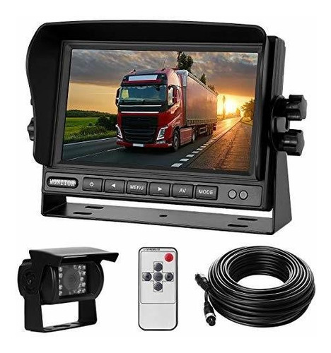 Backup Camera System Kit 7  Lcd Reversing Monitor+170  Wide