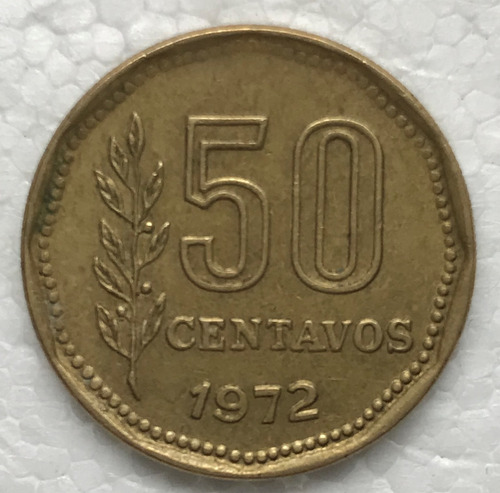 * Argentina. 50 Centavos. Año 1972. Excelente Estado