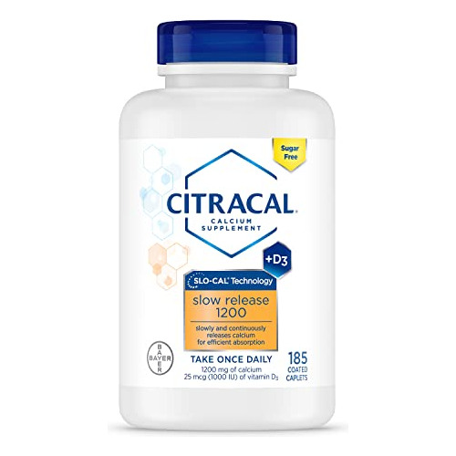 Citracal Slow Release 1200, 1200 Mg Calcio Citrate Y Ejq2t