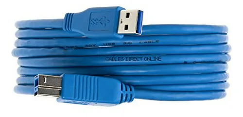 Cable Usb 3.0 Macho A Macho 10ft Para Carga Y Datos