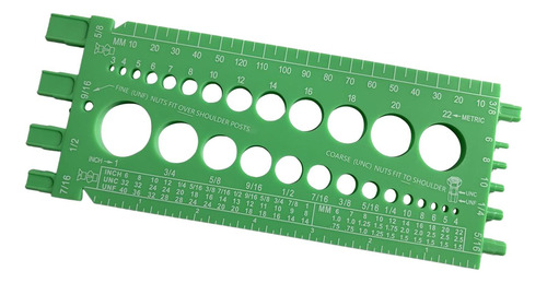 Medidor De Rosca De Perno De Tuerca, Medidor De Rosca, Verde