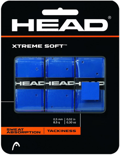 Overgrip Head Xtreme Soft Azul Con 3