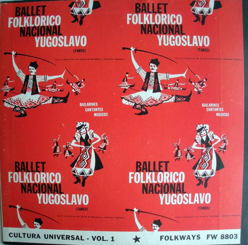 Lp - Ballet Folklorico Nacional Yugoslavo Trova Folksongs