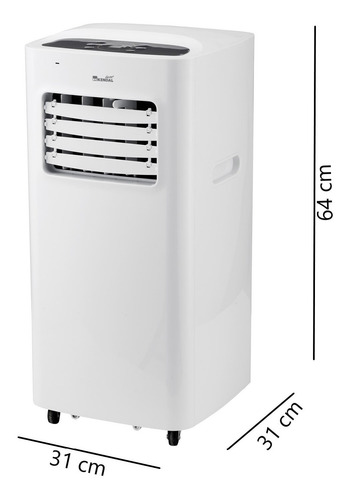 Imagen 2 de 7 de Aire Acondicionado Portatil 7000 Btu Kendal Eco Ill