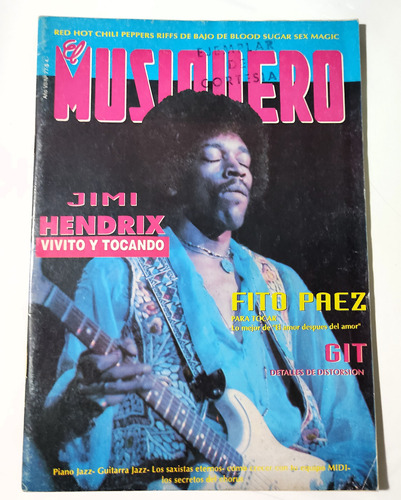 Revista El Musiquero Nro 77 Hendrix Paez Git U2