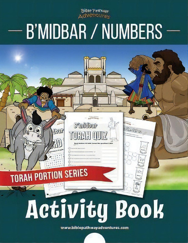 B'midbar / Numbers Activity Book : Torah Portions For Kids, De Pip Reid. Editorial Bible Pathway Adventures, Tapa Blanda En Inglés
