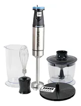 Comprar Mixer Smartlife Hb6048 800w Acero Inoxidable Con Accesorios Color Acero inoxidable\u002FNegro