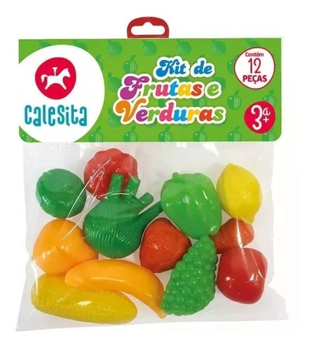 Kit De Frutinhas Frutas E Verduras Infantil Calesita