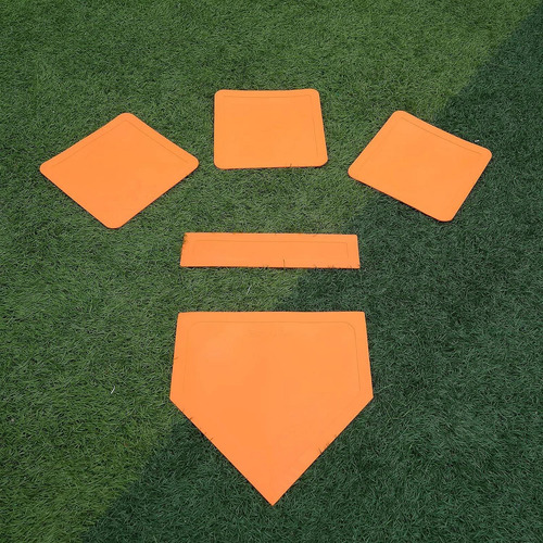 Base De Béisbol Y Softbol Con Bolsa De Transporte, Naranja