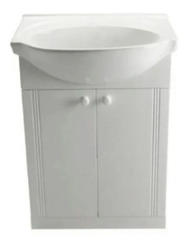Imagen 2 de 5 de Vanitory Mueble Mahler Roca 50 Cm Con Mesada P