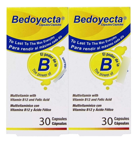 Bedoyecta Multivitaminico B12 Acido Folico 60 Capsulas