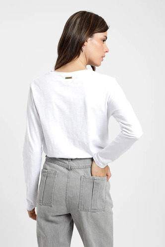Polera Mujer Manga Larga De Algodón Orgánico Froens