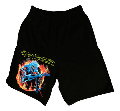 Short Bermuda Iron Maiden,rock,metal,heavy,streetwear.