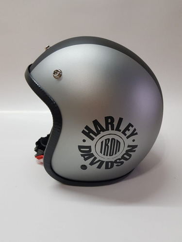 Imagem 5 de 7 de Capacete Old School Harley Davidoson Iron 2020 - Rebaixado