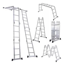 Comprar Escaleras Aluminio Andamio Multifuncion 3.5m 12 Escalones