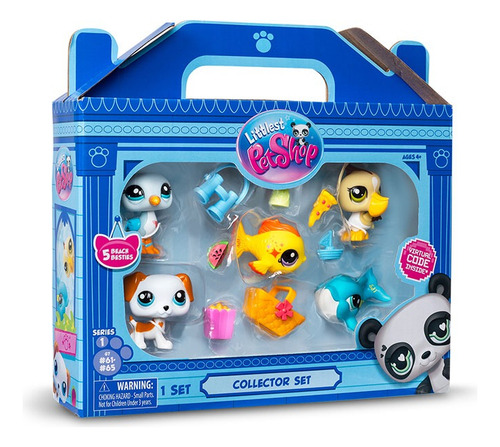 Littlest Pet Shop 5 Pack Playa Mascotas Coleccionables