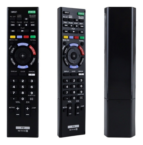 Imagen 1 de 10 de Control Remoto Compatible Con Sony Bravia Smart Tv Netflix 