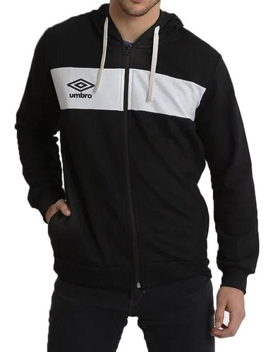 Umbro Campera Hombre - Classic Negroblanco