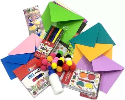 Kit De Arte Niños Set De Arte Manualidades Infantil Tarjetas