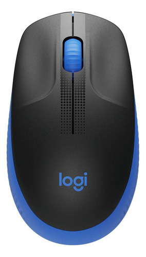 Imagem 1 de 3 de Mouse sem fio Logitech M190 azul